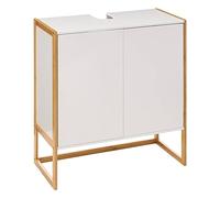 5five - meuble vasque 2 portes ""naturéo"" blanc