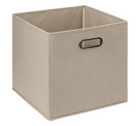 5five Boîte de rangement pliable Premium Beige lin 31 x 31 x 31 cm