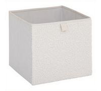 5five Mix'n Modul Boîte de rangement en tissu doux blanc - 31 x 31 cm