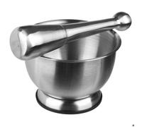 Mortier et pilon en inox