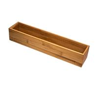 Organiseur de tiroir - 8 x 38 x 7 cm - Bambou