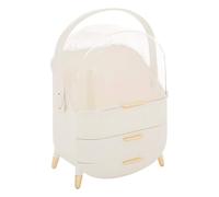5Five - Organiseur ALBA Beige - 25x17x38cm - Rangement Salle de Bain, Organisateur Cosmétiques, Accessoire Beauté