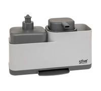 5five - organiseur évier ""néo"" avec distributeur gris