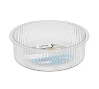 5five - organiseur rotatif streaks d23cm transparent