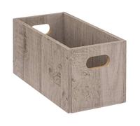 5five - panier 15x31cm ""mix n modul"" effet chêne gris