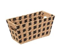 Panier De Rangement - Marron - Papier Et Fer - L. 31 X P. 15 X H. 15 Cm