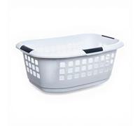5five Panier à linge 51 L - Blanc - Polypropylène - L 67,4 x l 46,8 x H 27,1 cm