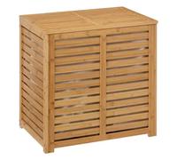 5five Panier à linge double Sicela 50 L bambou Beige