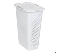 5five - Panier à Linge en Plastique Blanc 42l