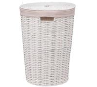 5five - Panier à Linge Rond 40l vannerie Blanc
