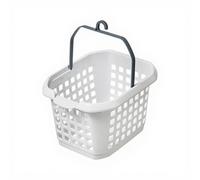 5five Panier pour pinces à linge avec crochet Blanc