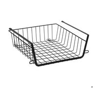 5five - panier de rangement à suspendre 31,5cm noir