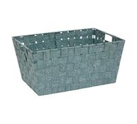 5Five - Panier de Rangement LISE Vert en Polyester et Acier - 12l - 38x26x18cm - Organisateur, Boîte de Rangement Polyvalente, Accessoire Pratique