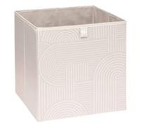 5Five - Panier de Rangement MIX’N MODUL Beige en Polyester - 31x31x31cm - Organisateur Maison, Boîte de Rangement Polyvalente, Accessoire Pratique