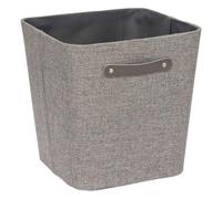 5Five - Panier de Rangement MIX’N MODUL Gris en Polyester - 31x31x31cm - Organisateur Maison, Boîte de Rangement Polyvalente, Accessoire Pratique