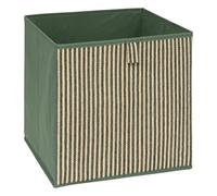 5Five - Panier de Rangement MIX’N MODUL Vert en Polyester - 31x31x31cm - Organisateur Maison, Boîte de Rangement Polyvalente, Accessoire Pratique