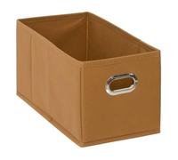 5five - panier tissu 15x31cm ""mix n' modul"" jaune moutarde