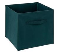 5five - panier tissu 31x31cm mix n modul bleu pétrole