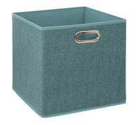 Five - Boîte de rangement Bleu pétrole chiné 31 x 31 x 31 cm