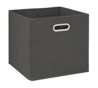 5five - panier tissu 31x31cm ""mix n modul"" gris