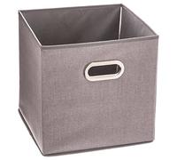 JJA Panier tissu Mix N' Modul 31x31 cm Gris clair chiné – 5 five simply smart