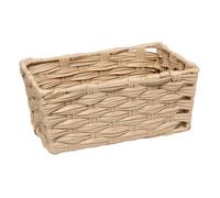 5five - panier ""tresse""effet bois naturel 3l
