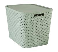 5five - panier tressy en plastique sauge 28l