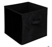 5five - panier velours 31x31cm ""mix n modul"" noir