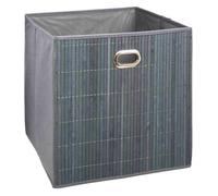 Panier de rangement 31x31 cm - Bambou Gris Gris G
