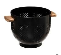 5five - passoire métal d20cm ""modern color"" gris charbon