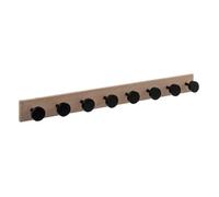 5five - patère 10 têtes pin noir
