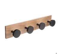 5five - patère 4 têtes pin noir