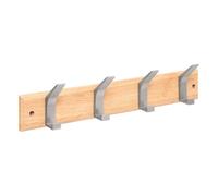 5five - patère ziny 4 têtes l45cm Bois Clair Gris