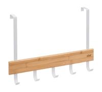 FIVE Simply Smart - Porte-Serviettes en Bambou Natureo 40cm Blanc Blanc
