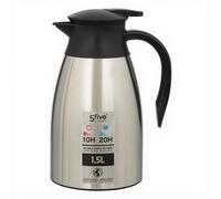5five Pichet isotherme Anse en acier inoxydable 1,5 L