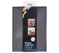 FIVE Simply Smart - Plaque à Génoise "Silicone" 36cm Anthracite G