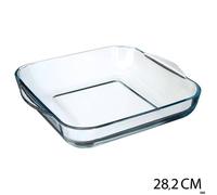 5five - plat carré 29x29cm transparent en verre