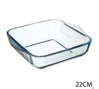 5five - plat carré en verre 22x22