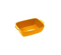 5five - plat rectangulaire angulaire 25x16cm céramique jaune