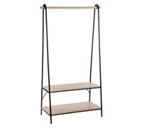 5five - portant à vêtements avec étagères ""jano"" noir