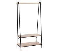 5five - portant à vêtements avec étagères jano noir