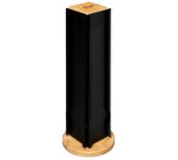 - Porte-capsules à café rotatif en bambou et métal pour 24 - Beige et Noir