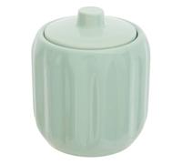 5five - pot à coton colorama en céramique d.12,5cm vert céladon