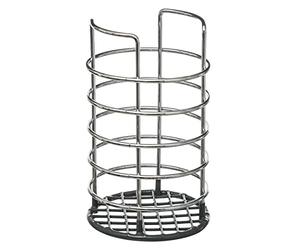 5five - pot à ustensiles métal gris