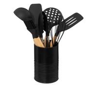 Pot métal noir à ustensiles avec 7 accessoires - 5 five simply smart