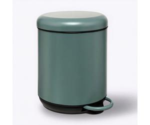 5five Poubelle à pédale de salle de bain Duo 5 L Vert Ficus