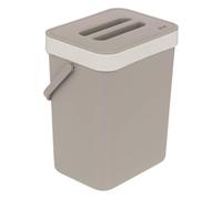 5five - poubelle de compost 5l en plastique taupe