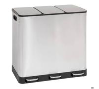 5five - poubelle de tri ""ariane"" 3x18l inox