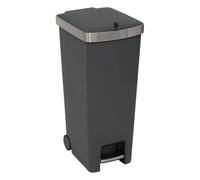 5Five - Poubelle Gris - 37,5x30x70cm - Design Moderne, Accessoire de Cuisine et Salle de Bain