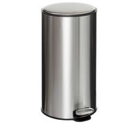 5five - poubelle métal 30l delta inox